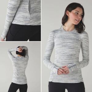 Lululemon Runderful Long Sleeve in Space Dye Size 2